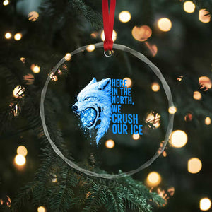 Crush Ice Crystal Glass Ornament Wolf Human Rights Protest TS10 Print Your Wear