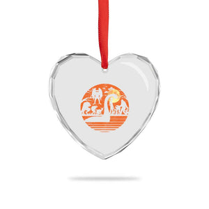 Cryptid Monsters Heart Crystal Glass Ornament Bigfoot Loch Ness Monster Mothman Aliens Weirdcore Folk Horror TS10 Print Your Wear
