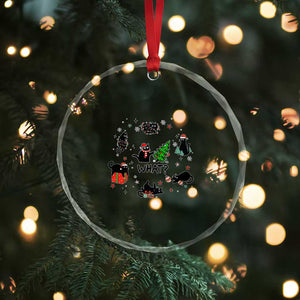 Cute Cat Xmas Crystal Glass Ornament What? Funny Meowy Catmas Gift For New Year TS10 Print Your Wear