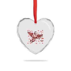 Cute Cupid Tennis Angel Heart Crystal Glass Ornament Valentines Day Gift TS12 Print Your Wear
