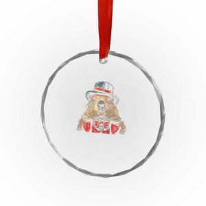Cute Groundhog Crystal Glass Ornament Woodchuck Day Animal Lover TS02 Print Your Wear