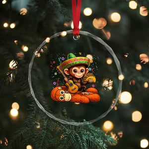 Cute Punch Baby Monkey Cinco De Mayo Crystal Glass Ornament Funny Animal Gift TS12 Print Your Wear