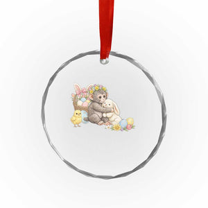 Cute Punch Baby Monkey Easter Crystal Glass Ornament Funny Animal Gift TS12 Print Your Wear