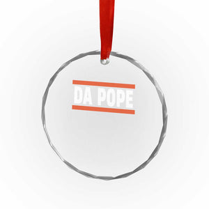 Da Pope Leo XIV Crystal Glass Ornament Cardinal Robert Francis Prevost 267th Pope TS02 Print Your Wear