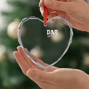 Dad Girl 2026 Heart Crystal Glass Ornament Soon to Be Daddy of Baby Girl TS11 Print Your Wear