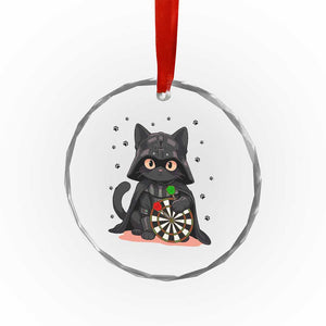 Dark Lord Cat Dartist Gift Crystal Glass Ornament Funny Sci Fi Dart Thrower Gift TS12 Print Your Wear