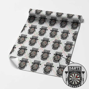Darts Makes Everything Better Wrapping Paper Roll Darts Lover Gift TS12 Christmas Plaid Print Your Wear