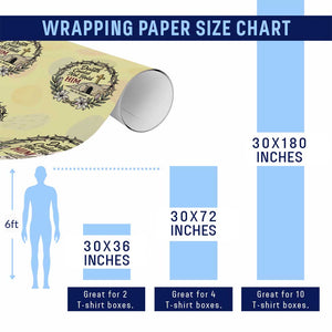 Death Could Not Hold Him Jesus Christian Easter Wrapping Paper Roll He Is Risen Faith Message TS02 Print Your Wear