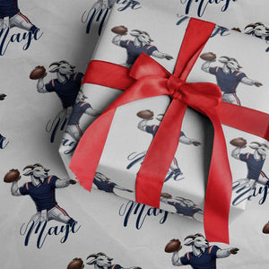 Dedicated Maye Lover Wrapping Paper Roll Football Fan Supporter TS12 White Print Your Wear