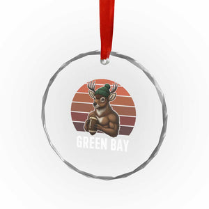 Deer GFF Retro Vintage Style Football Gift Crystal Glass Ornament TS12 Print Your Wear