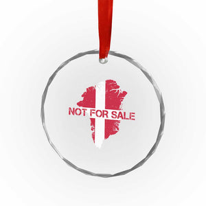 Denmark Stand With Greenland Not For Sale Crystal Glass Ornament Danish Flag Unity Support Protest TS02 Print Your Wear
