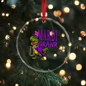 Dinosaur Mardi Gras Crystal Glass Ornament Funny Meme New Orleans Party Custume Beads TS10 Print Your Wear