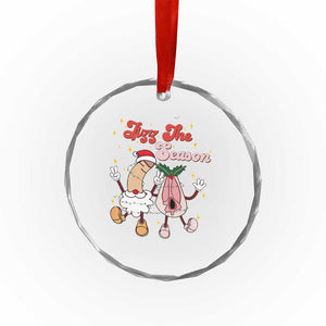 Dirty Christmas Jizz The Season Crystal Glass Ornament Funny Xmas Inappropriate Adult Humor TS11 Print Your Wear