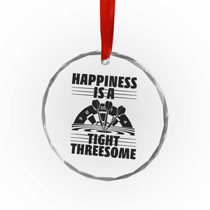 Dirty Joke Darts Gift Crystal Glass Ornament Darts Happiness Is A Tight Threesome TS12 Print Your Wear