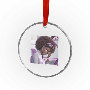 Disgusted Black Doll Meme Crystal Glass Ornament Funny Sassy Reaction Afro Girl With Attitude TS10 Print Your Wear
