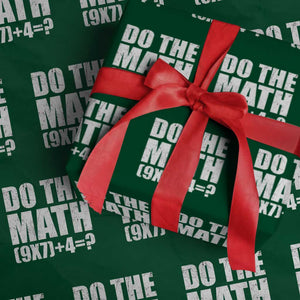 Do The Math 67 Meme Wrapping Paper Roll Funny Six Seven Meme Brainrot Math Teacher TS10 Green Print Your Wear