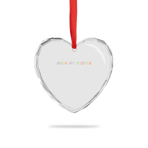 Doing My Best-ish Heart Crystal Glass Ornament Funny Sarcastic Life Joke TS14 Print Your Wear