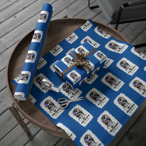 Dominican Puerto Rican Woman Wrapping Paper Roll Yes Im Both Of Them TS10 Blue Print Your Wear