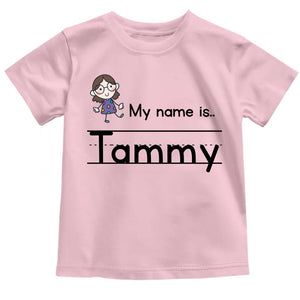 Custom Personalized Kids Name T Shirt Kindergarten Back To School My Name Is CTM02 Print Your Wear