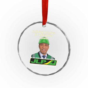 Dr Most Hon Andrew Holness JLP Supporter Crystal Glass Ornament Building Jamaica for a Brighter Future Jamaica Labor Party Politics TS02 Print Your Wear