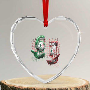 Drip Mexico Soccer Six Seven Meme Heart Crystal Glass Ornament Mexicano Supporter Player Gift TS12 Transparent Glass 3'' Heart Print Your Wear