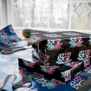 Drip Soccer Six Seven Meme Wrapping Paper Roll Funny Gen Alpha Slang TS12 Black Print Your Wear