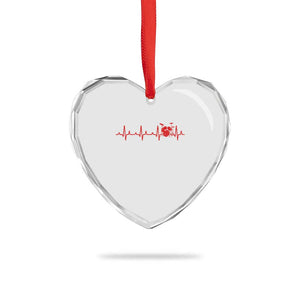 Drums Heartbeat Heart Crystal Glass Ornament Drummer Percussionist TS10 Print Your Wear