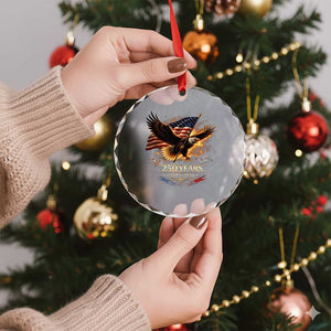 Eagle 250 Anniversary Usa Crystal Glass Ornament 1776 2026 Patriotic 4th Of July 250 Year American Flag TS10 Print Your Wear