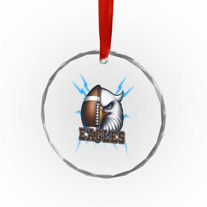 Eagle Football Power Crystal Glass Ornament Game Day Sports Fan Gift TS12 Print Your Wear
