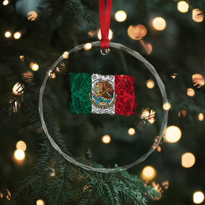 Eagle Mexican Flag Crystal Glass Ornament Aztecs Mexico Heritage Roots TS10 Print Your Wear
