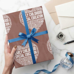 Early Childhood Special Education Teacher Wrapping Paper Roll Caring Compassionate Kindness