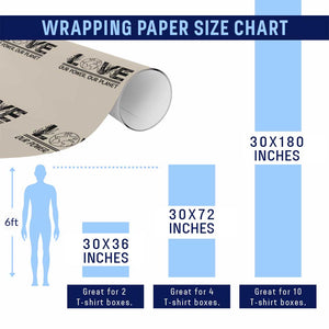 Earth Day 2026 Wrapping Paper Roll Our Power Our Planet TS12 Print Your Wear