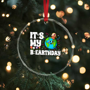 Earth Day Birthday Crystal Glass Ornament April 22 Nature Lover Eco Birthday Party Gift TS14 Print Your Wear