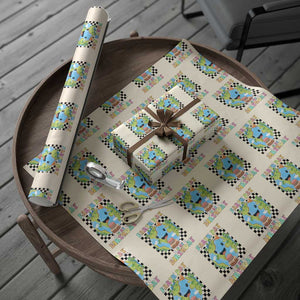 Earth Day Birthday Wrapping Paper Roll Its My Birthday April 22 TS10 Beige Print Your Wear