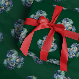 Earth Day Dont Be Trashy Wrapping Paper Roll Environmental Awareness Gift TS12 Green Print Your Wear
