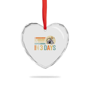 Easter A Lot Can Happen In 3 Days Religious Heart Crystal Glass Ornament TS11 Print Your Wear