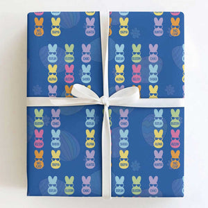 Easter Bruh Wrapping Paper Roll Gen Alpha Slang Skibidi Rizz Cute Bunny TS10 Royal Blue Print Your Wear