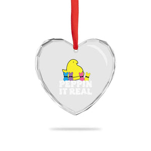 Easter Bunny Heart Crystal Glass Ornament Peepin It Real Rabbit Candy Easter TS10 Print Your Wear