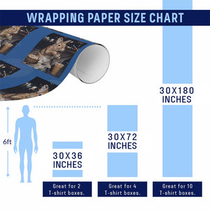 Easter Bunny Iced Coffee Wrapping Paper Roll Funny Rabbit Egg Painting TS14 Print Your Wear