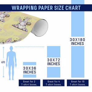 Easter Goose On The Loose Wrapping Paper Roll Funny Easter Egg Hunt Gift TS12 Print Your Wear
