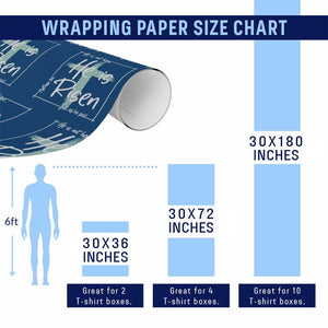 Easter He Is Risen Wrapping Paper Roll He Is Not Here Christian Cross TS11 Print Your Wear