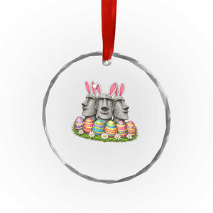 Easter Island Moai Bunny Ears Crystal Glass Ornament Funny Archaeology Gift TS12 Print Your Wear