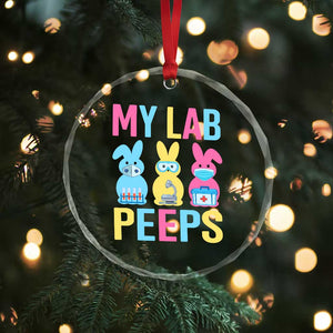 Easter Lab Tech Crystal Glass Ornament Cute Bunny My Lab Peeps TS10 Print Your Wear
