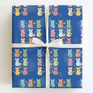 Easter Nurse Bunny Wrapping Paper Roll Funny Nursing Easter Spring Nurse Gift TS10 Royal Blue Print Your Wear