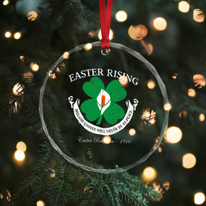 Easter Rising Crystal Glass Ornament Ireland Unfree Will Never Be At Peace 1916 Irish Rebellions TS11 Print Your Wear
