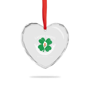 Easter Rising Heart Crystal Glass Ornament Ireland Unfree Will Never Be At Peace 1916 Irish Rebellions TS11 Print Your Wear