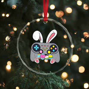 Easter Video Game Crystal Glass Ornament Bunny Eggs Gaming Gamer TS10 Print Your Wear