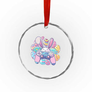 Easter Video Game Crystal Glass Ornament Cute Bunny Eggs Gaming Gamer TS10 Print Your Wear