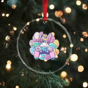 Easter Video Game Crystal Glass Ornament Cute Bunny Eggs Gaming Gamer TS10 Print Your Wear