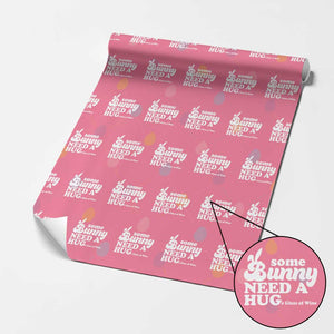 Easter Wrapping Paper Roll Funny Adult Humor Inappropriate Drinking Gift TS10 Pink Print Your Wear